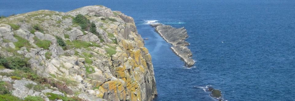 Chris Newfoundland cliff 2013
