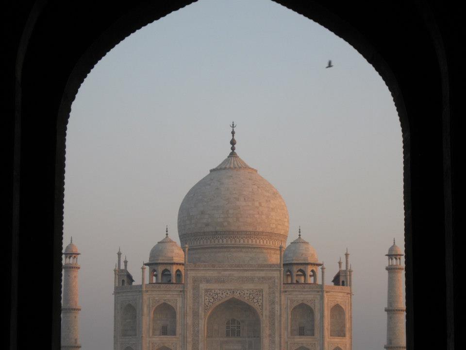 Gate view of Taj Mahal